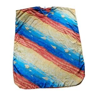 VINTAGE WINLAR KAFTAN COASTAL GRANDMA BEACH VACATION TROPICAL SUMMER NIGHTGOWN